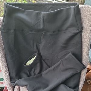 FLEECE Lined Black High-Waisted Leggings